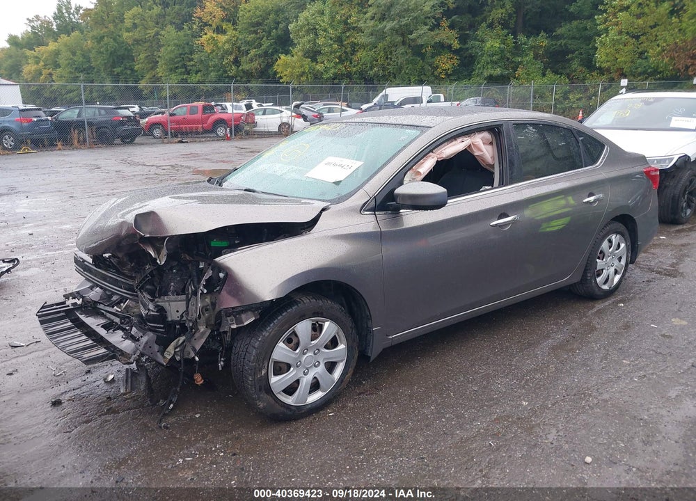 2016 NISSAN SENTRA SV VIN: 3N1AB7AP2GY296094