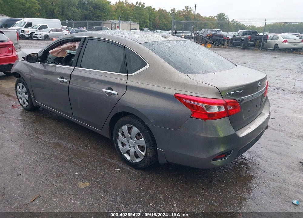 2016 NISSAN SENTRA SV VIN: 3N1AB7AP2GY296094