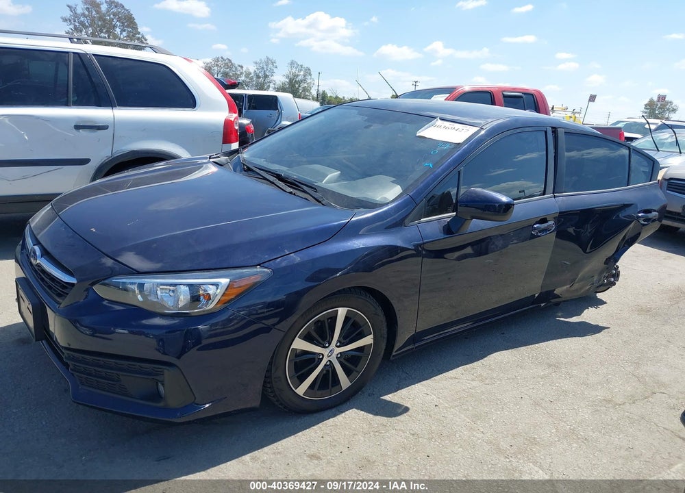2020 SUBARU IMPREZA PREMIUM VIN: 4S3GKAV64L3612989