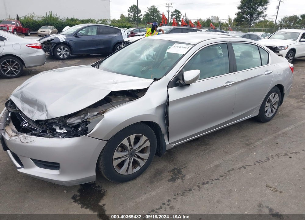 2014 HONDA ACCORD LX VIN: 1HGCR2F3XEA053579