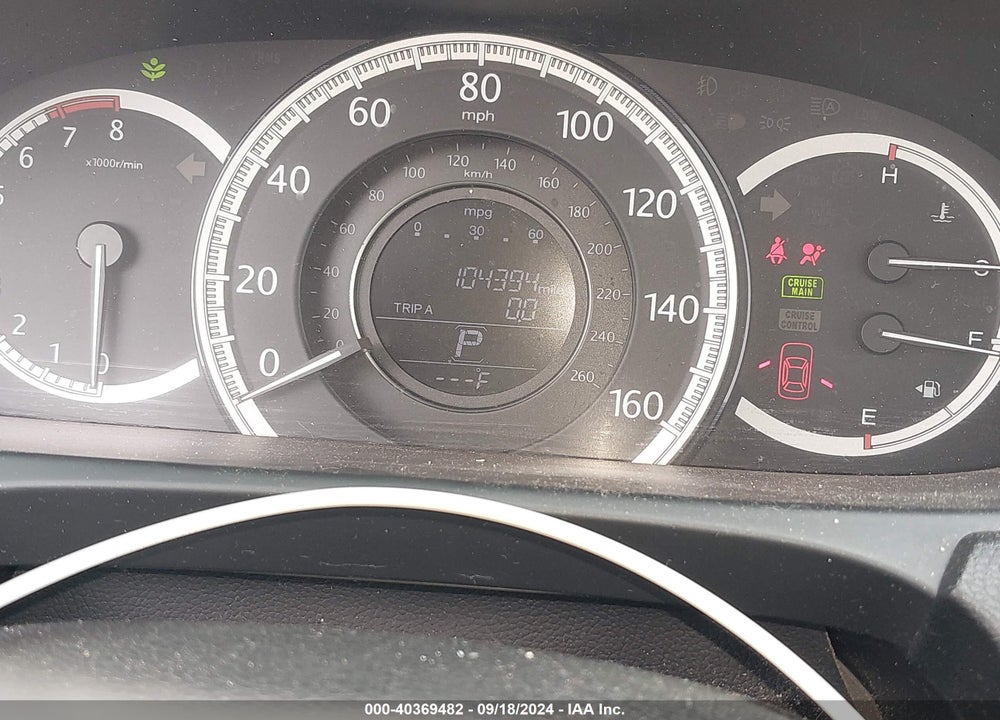 2014 HONDA ACCORD LX VIN: 1HGCR2F3XEA053579