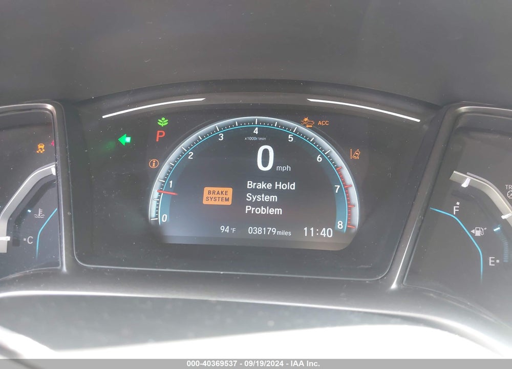 2019 HONDA CIVIC EX VIN: SHHFK7H60KU215340