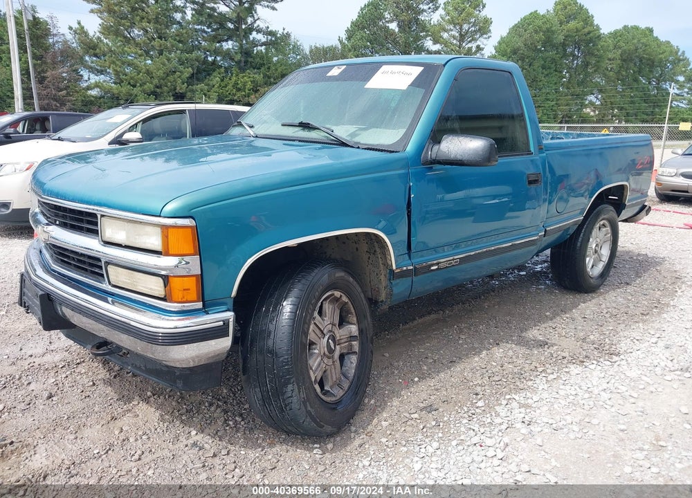 1998 CHEVROLET K1500 FLEETSIDE VIN: 1GCEK14R0WZ130623