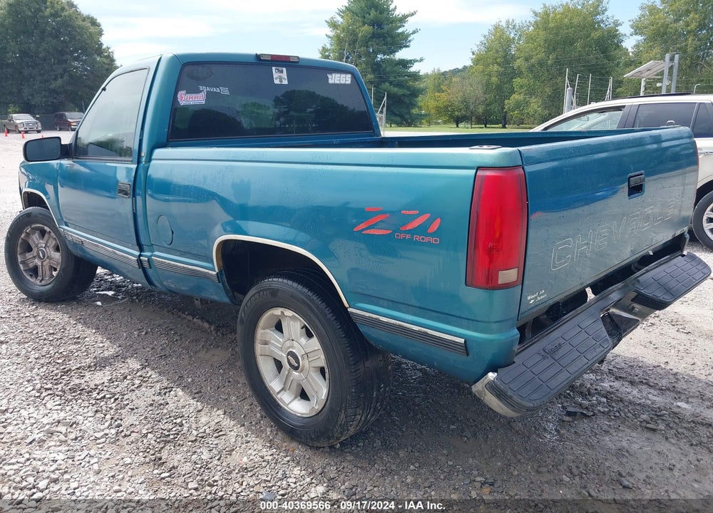 1998 CHEVROLET K1500 FLEETSIDE VIN: 1GCEK14R0WZ130623