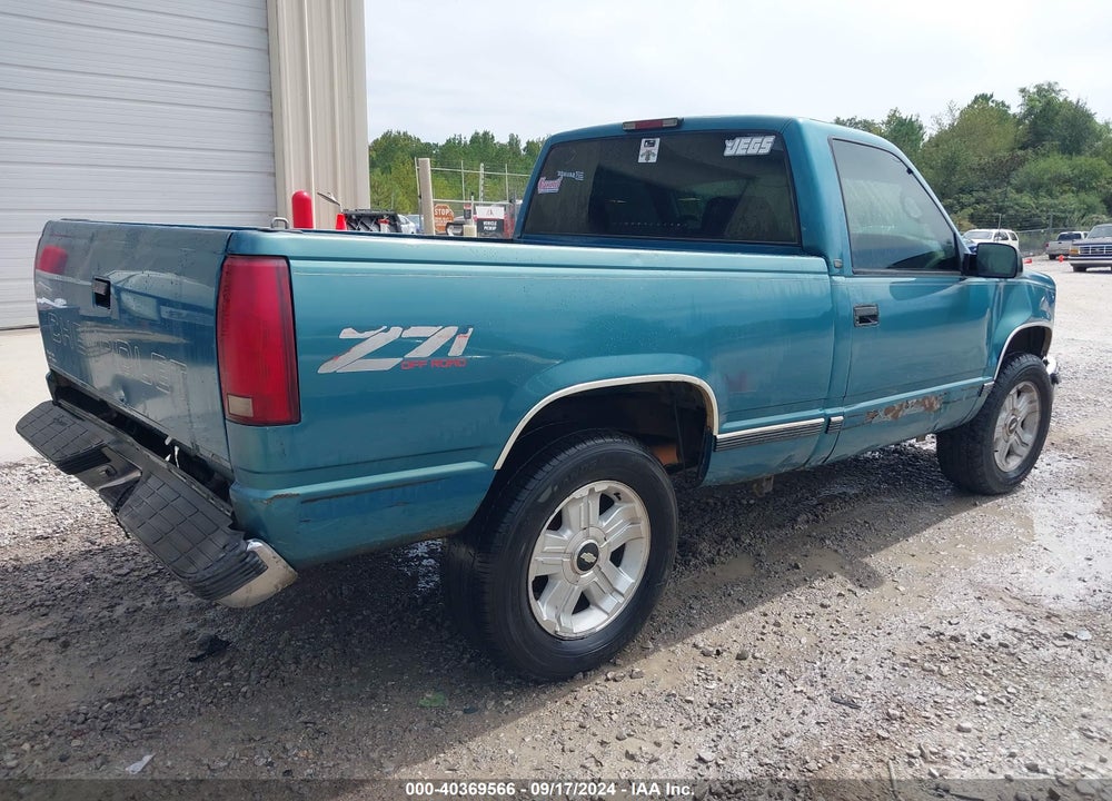 1998 CHEVROLET K1500 FLEETSIDE VIN: 1GCEK14R0WZ130623