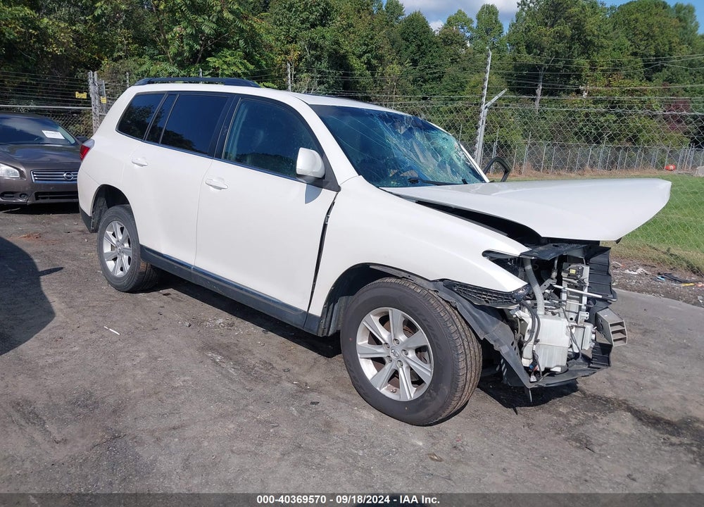 2012 TOYOTA HIGHLANDER SE VIN: 5TDZA3EH2CS030378