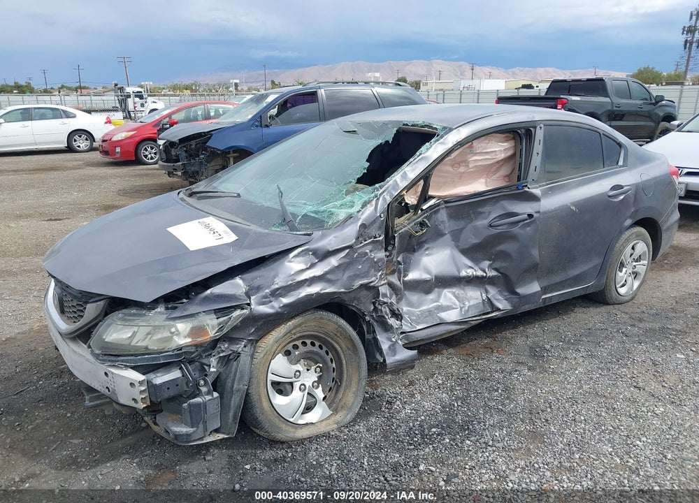 2015 HONDA CIVIC LX VIN: 19XFB2F58FE264599