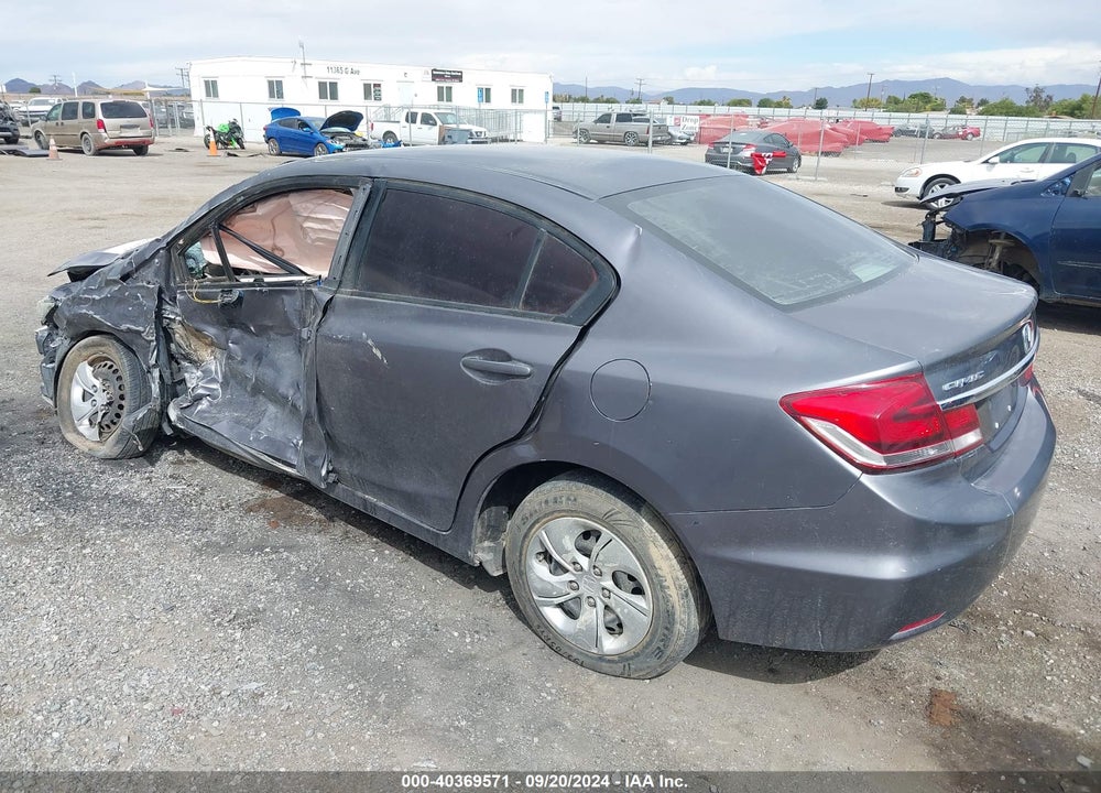 2015 HONDA CIVIC LX VIN: 19XFB2F58FE264599