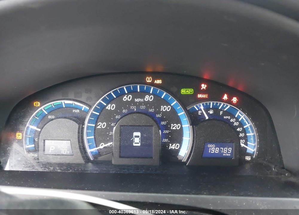 2014 TOYOTA CAMRY HYBRID LE VIN: 4T1BD1FK1EU110868