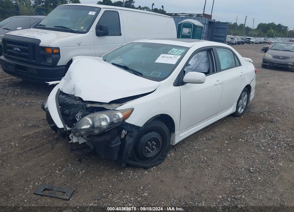 2012 TOYOTA COROLLA S VIN: 2T1BU4EE7CC876308