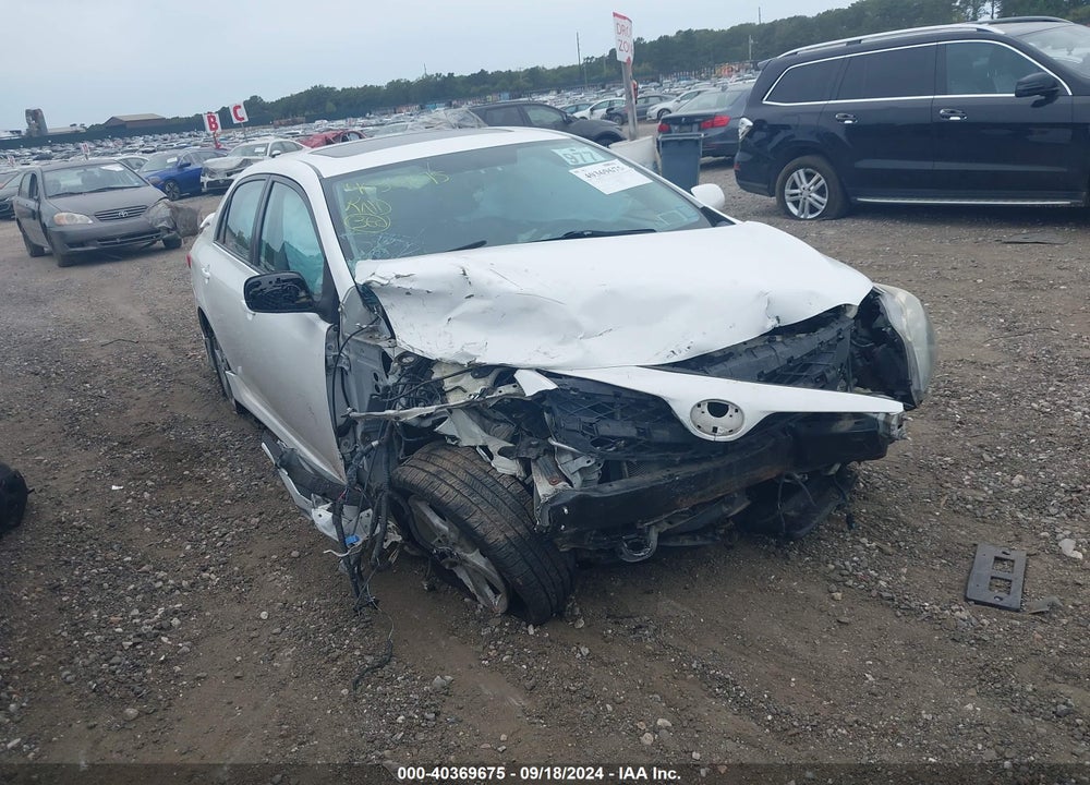 2012 TOYOTA COROLLA S VIN: 2T1BU4EE7CC876308