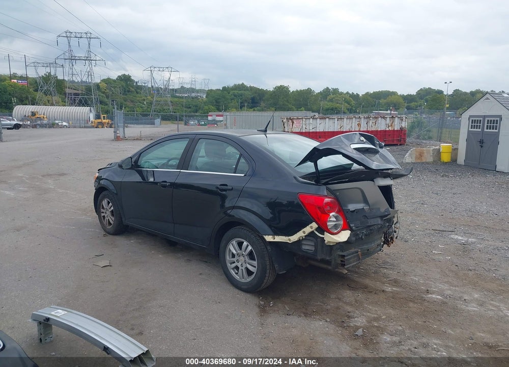 2012 CHEVROLET SONIC 2LT VIN: 1G1JC5SH0C4177388