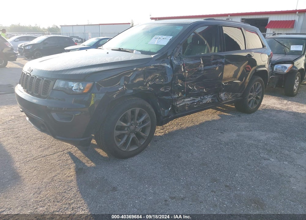 2016 JEEP GRAND CHEROKEE LIMITED 75TH ANNIVERSARY VIN: 1C4RJEBG5GC480248