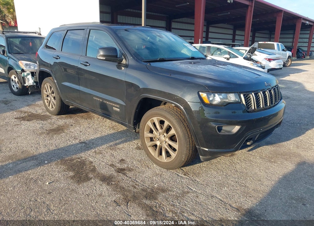 2016 JEEP GRAND CHEROKEE LIMITED 75TH ANNIVERSARY VIN: 1C4RJEBG5GC480248