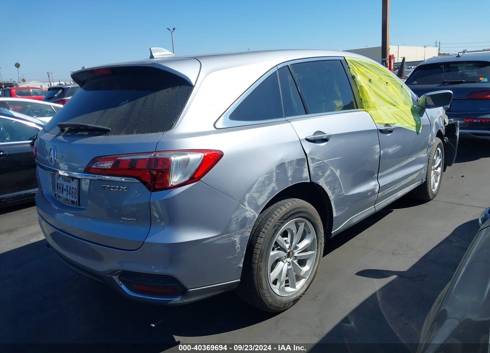 2016 ACURA RDX TECHNOLOGY   WATCH PLUS PACKAGES/TECHNOLOGY PACKAGE VIN: 5J8TB4H53GL010904