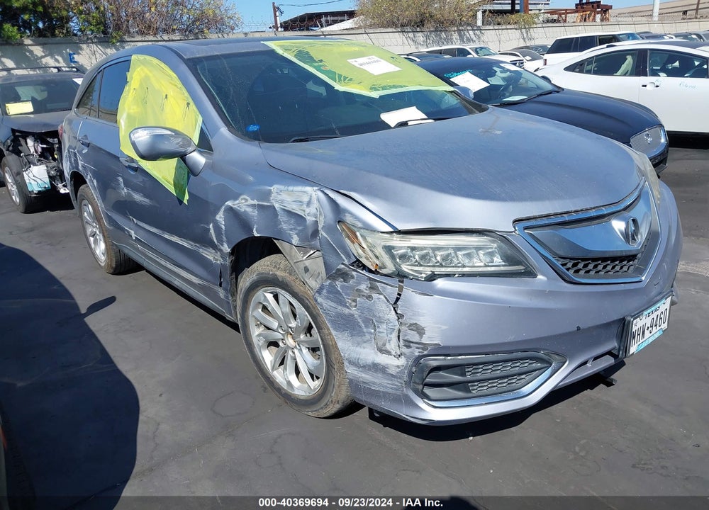 2016 ACURA RDX TECHNOLOGY   WATCH PLUS PACKAGES/TECHNOLOGY PACKAGE VIN: 5J8TB4H53GL010904