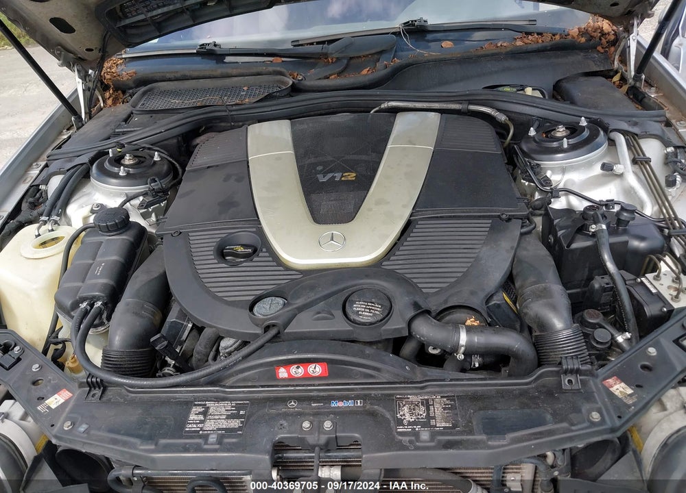 2005 MERCEDES-BENZ CL 600 VIN: WDBPJ76J65A044766