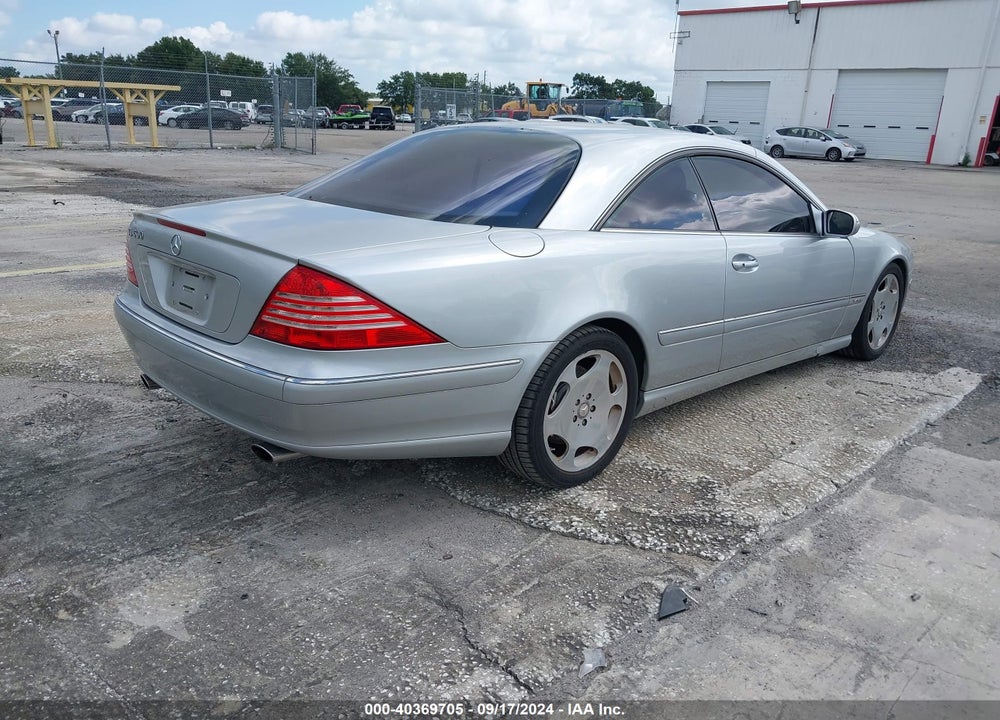 2005 MERCEDES-BENZ CL 600 VIN: WDBPJ76J65A044766