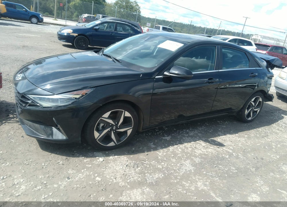 2021 HYUNDAI ELANTRA LIMITED VIN: KMHLP4AG7MU102935
