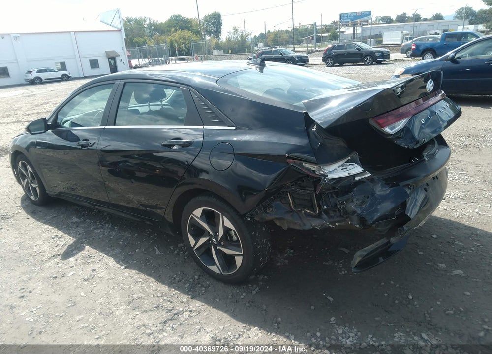 2021 HYUNDAI ELANTRA LIMITED VIN: KMHLP4AG7MU102935