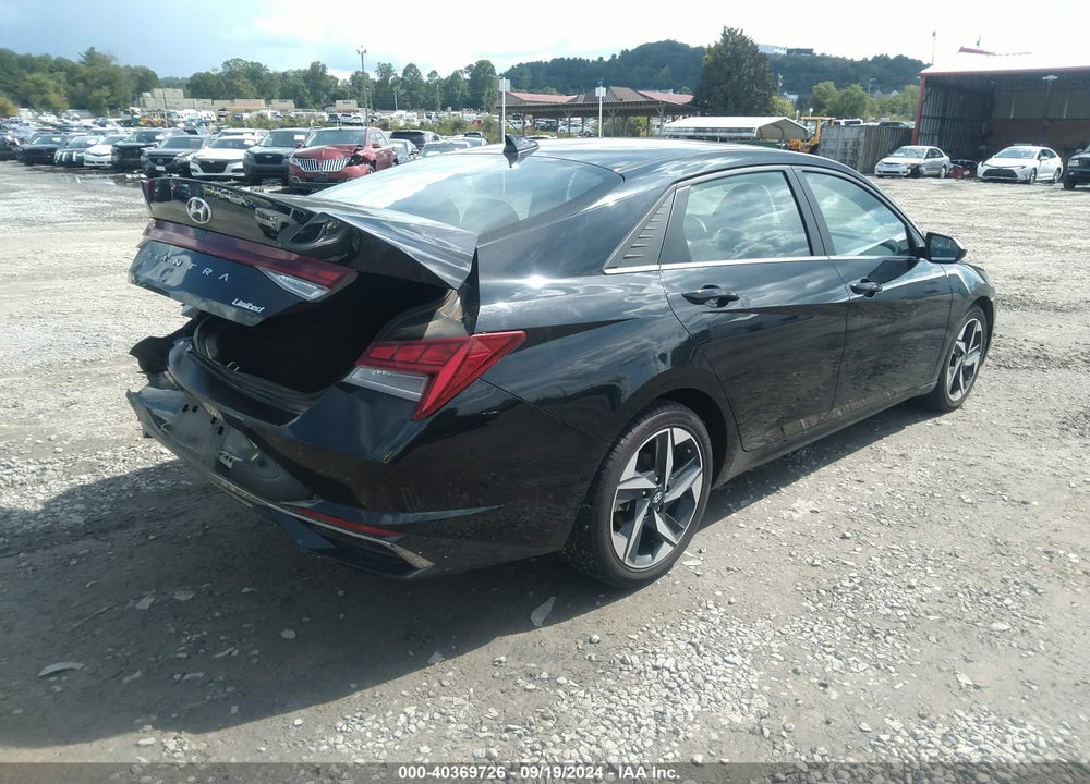 2021 HYUNDAI ELANTRA LIMITED VIN: KMHLP4AG7MU102935