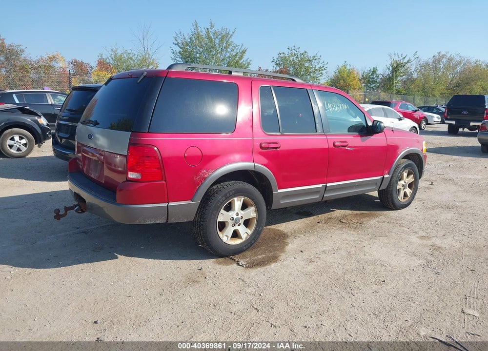 2003 FORD EXPLORER NBX/XLT VIN: 1FMZU73KX3ZA07020