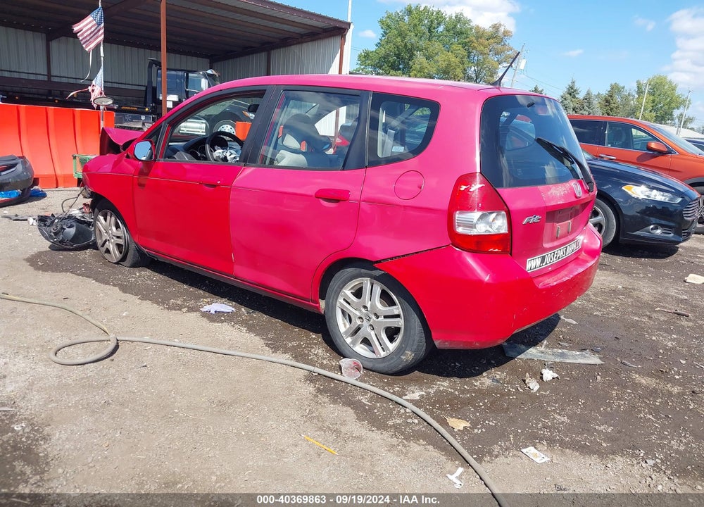 2007 HONDA FIT VIN: JHMGD38417S046090