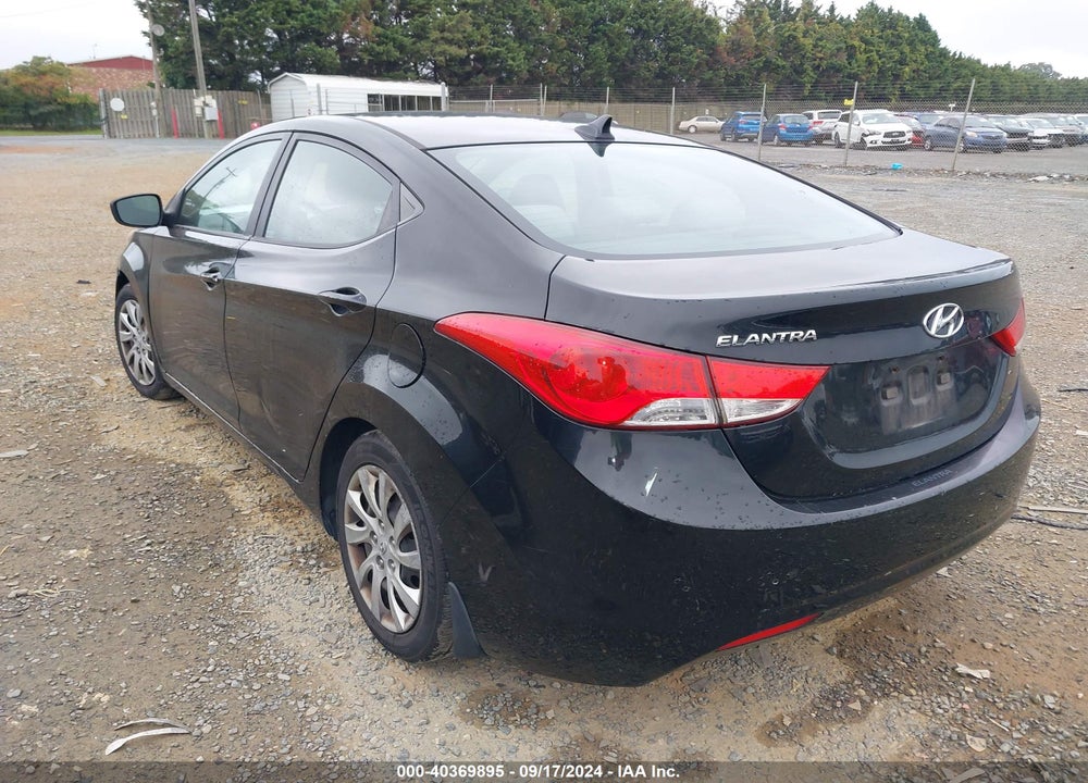 2013 HYUNDAI ELANTRA GLS VIN: KMHDH4AE3DU591253