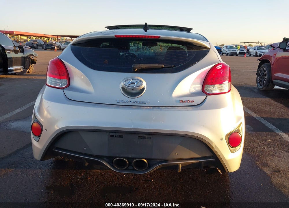 2016 HYUNDAI VELOSTER TURBO VIN: KMHTC6AE1GU258088