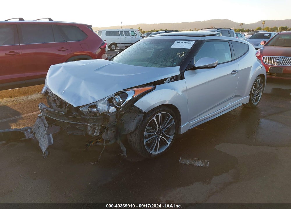 2016 HYUNDAI VELOSTER TURBO VIN: KMHTC6AE1GU258088