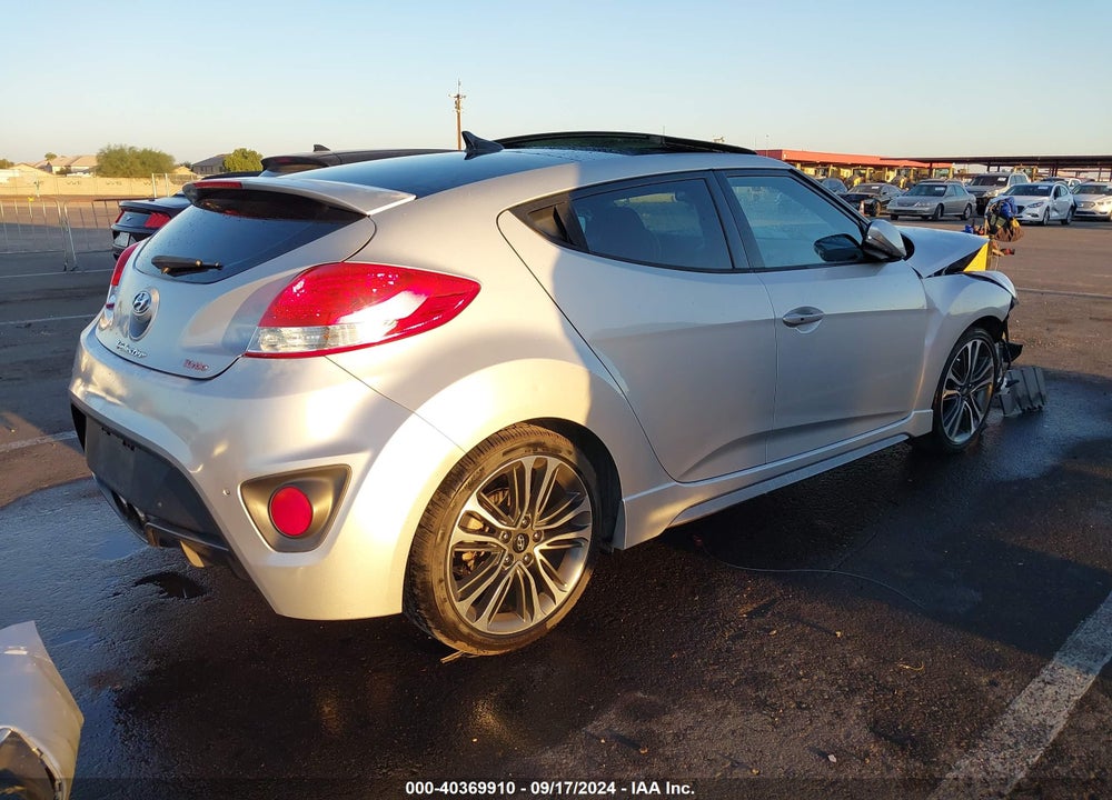 2016 HYUNDAI VELOSTER TURBO VIN: KMHTC6AE1GU258088