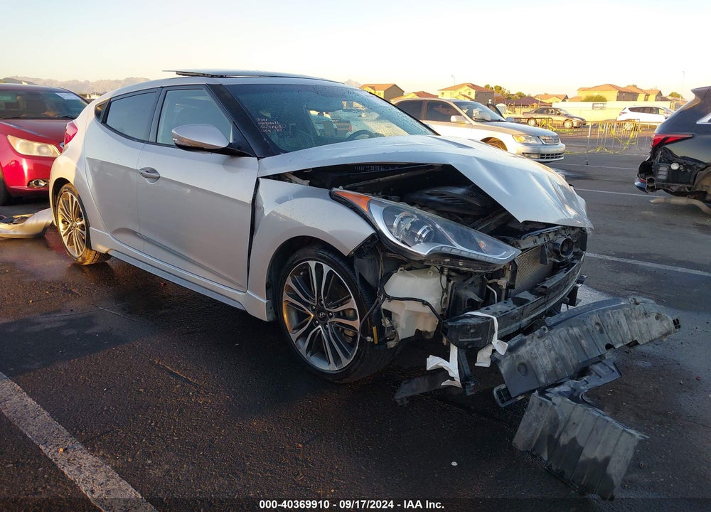 2016 HYUNDAI VELOSTER TURBO VIN: KMHTC6AE1GU258088