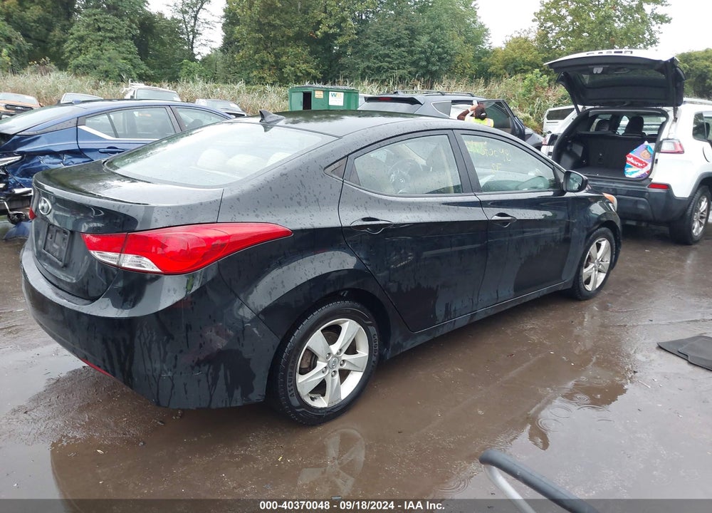 2012 HYUNDAI ELANTRA GLS VIN: 5NPDH4AE8CH096365