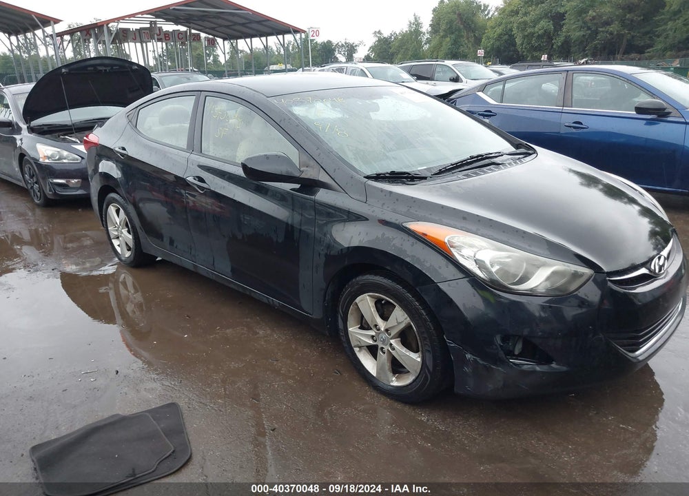 2012 HYUNDAI ELANTRA GLS VIN: 5NPDH4AE8CH096365
