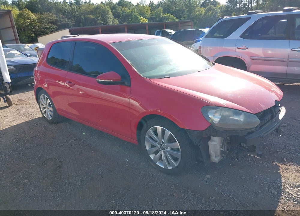 2012 VOLKSWAGEN GOLF TDI 2-DOOR VIN: WVWMM7AJ1CW104620