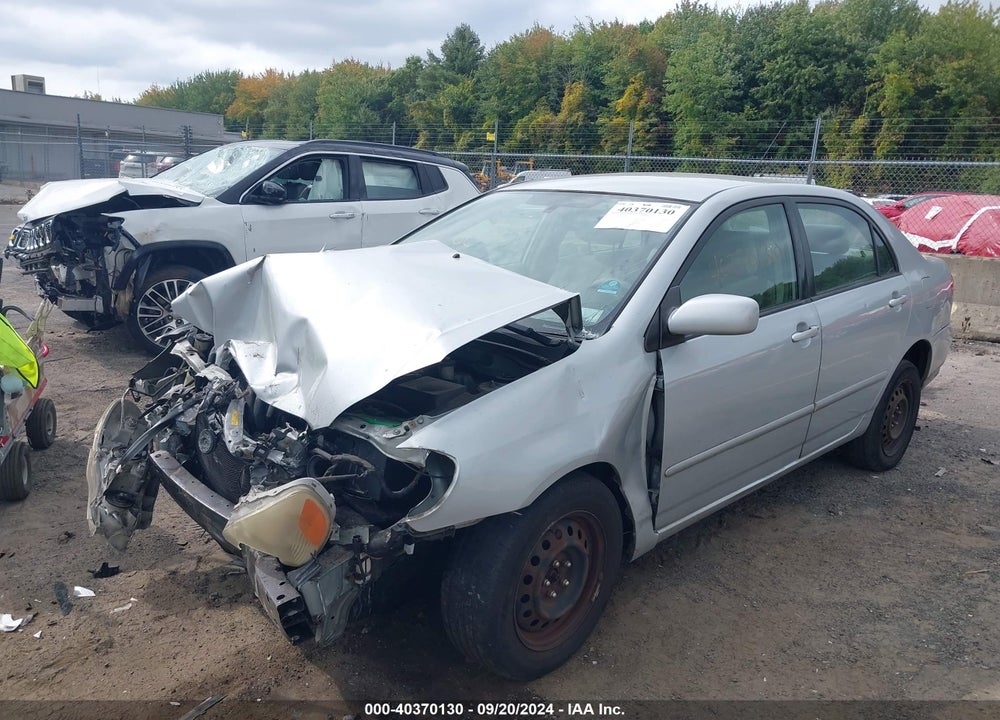 2008 TOYOTA COROLLA LE VIN: 2T1BR32E58C906753