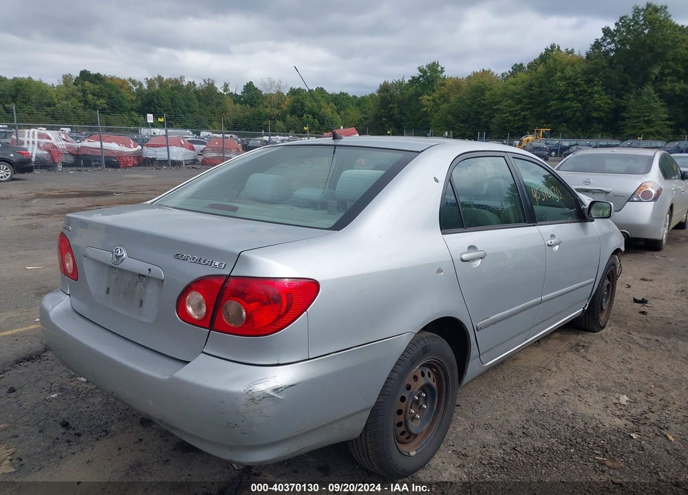 2008 TOYOTA COROLLA LE VIN: 2T1BR32E58C906753