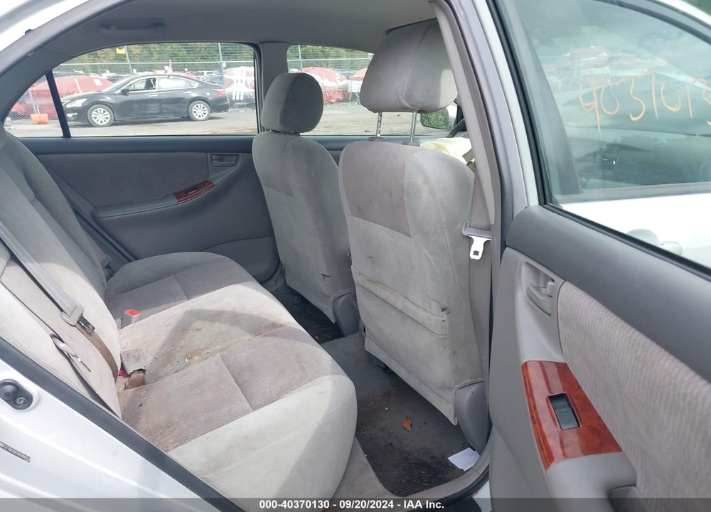 2008 TOYOTA COROLLA LE VIN: 2T1BR32E58C906753