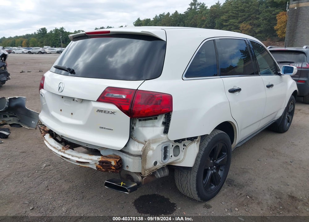 2010 ACURA MDX TECHNOLOGY PACKAGE VIN: 2HNYD2H62AH516492