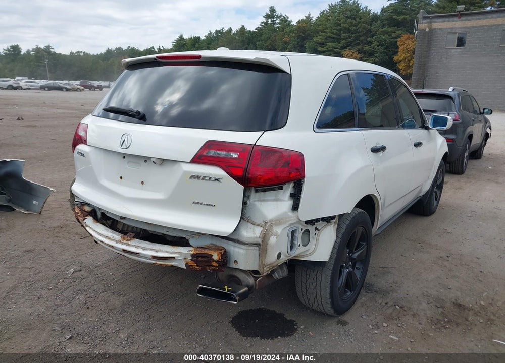 2010 ACURA MDX TECHNOLOGY PACKAGE VIN: 2HNYD2H62AH516492