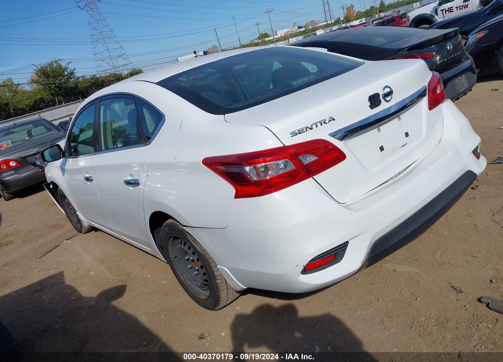 2017 NISSAN SENTRA S VIN: 3N1AB7AP6HY324481