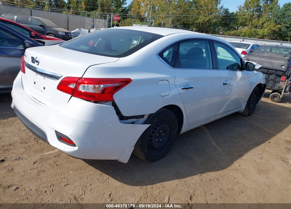 2017 NISSAN SENTRA S VIN: 3N1AB7AP6HY324481