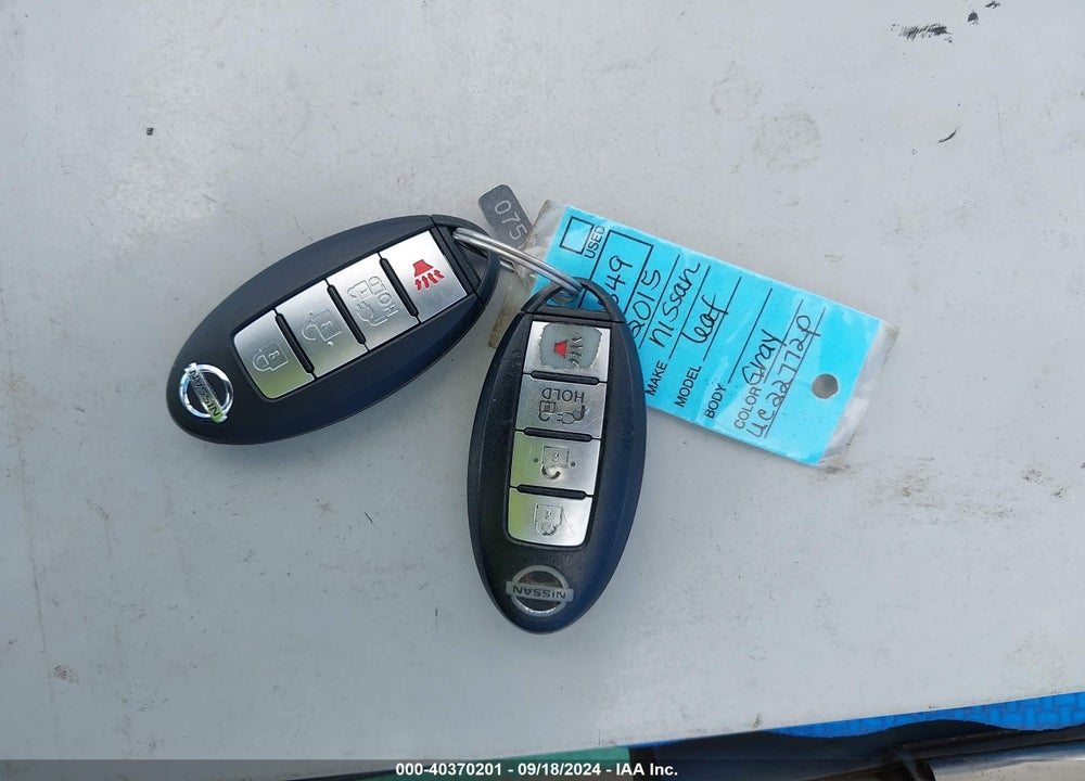 2015 NISSAN LEAF SV VIN: 1N4AZ0CP1FC307001