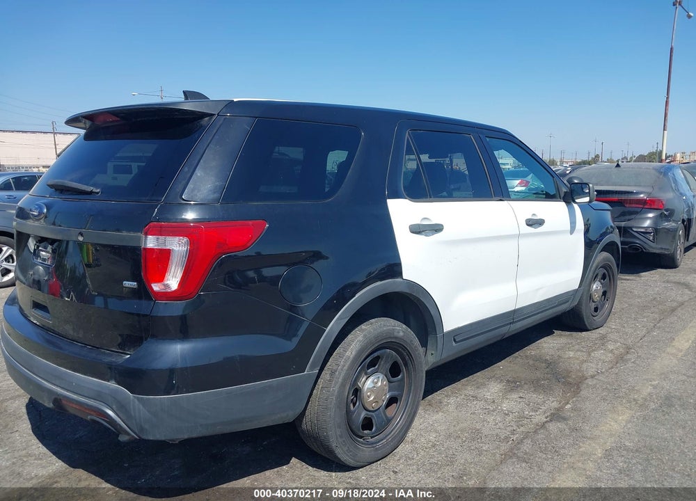 2016 FORD UTILITY POLICE INTERCEPTOR VIN: 1FM5K8AR0GGC36740