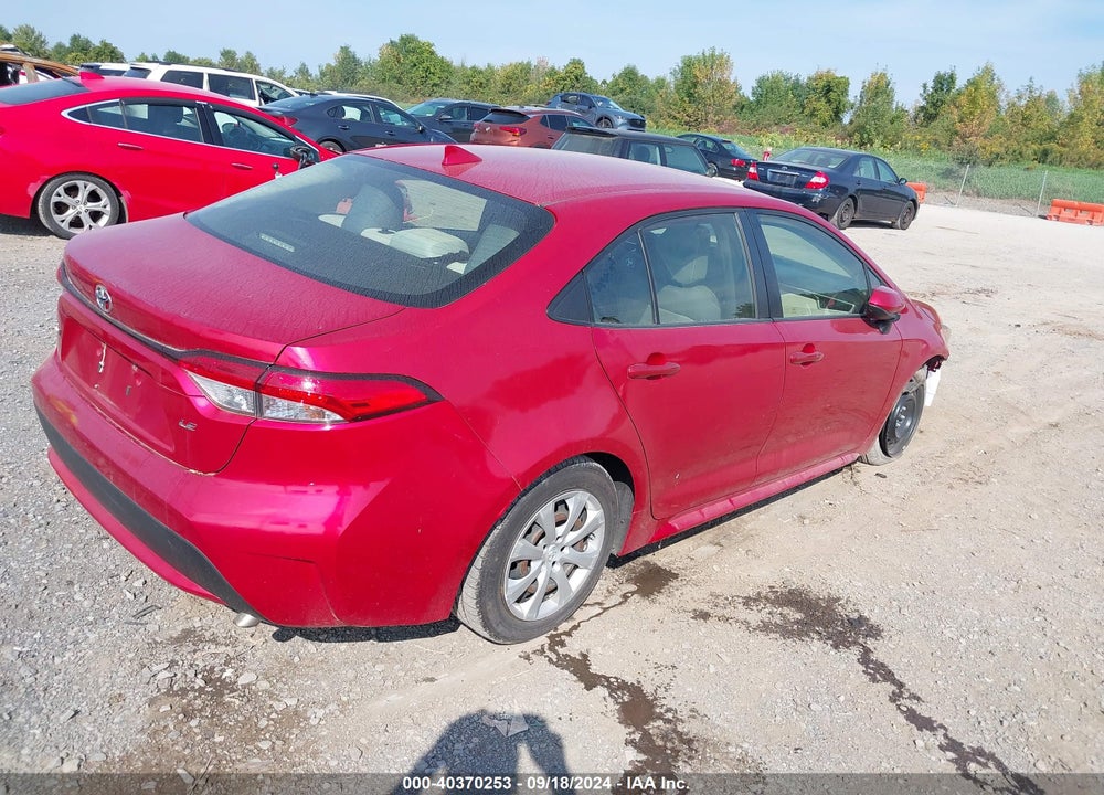 2020 TOYOTA COROLLA LE VIN: JTDEPRAE8LJ037134