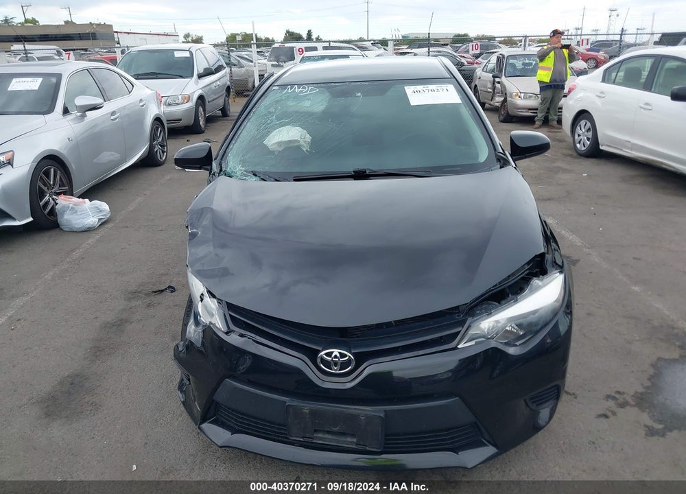 2014 TOYOTA COROLLA LE VIN: 2T1BURHE6EC017206
