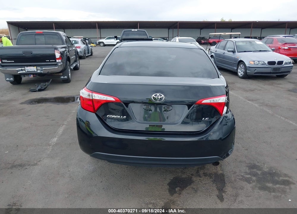 2014 TOYOTA COROLLA LE VIN: 2T1BURHE6EC017206