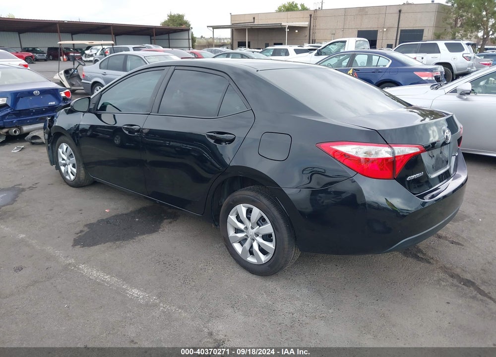 2014 TOYOTA COROLLA LE VIN: 2T1BURHE6EC017206