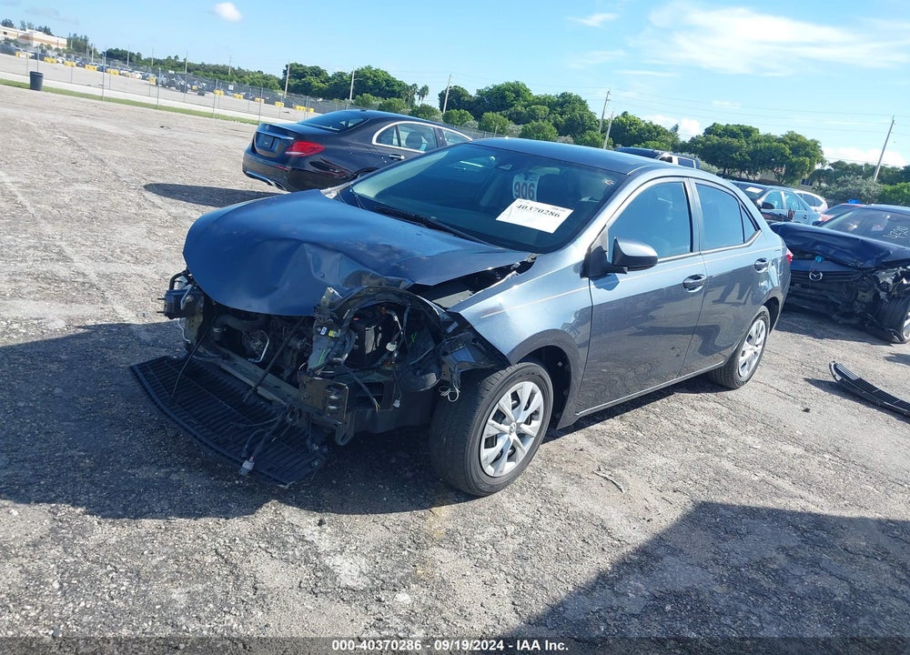 2017 TOYOTA COROLLA L VIN: 2T1BURHE9HC842175