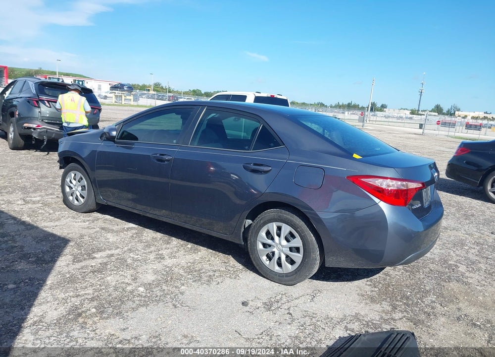2017 TOYOTA COROLLA L VIN: 2T1BURHE9HC842175